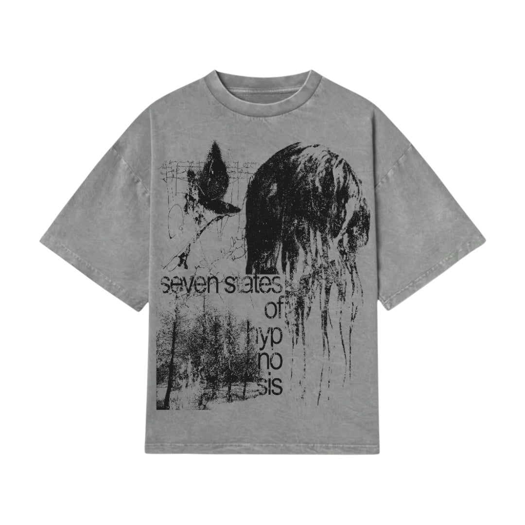 Grey ‘Scab’ Tee